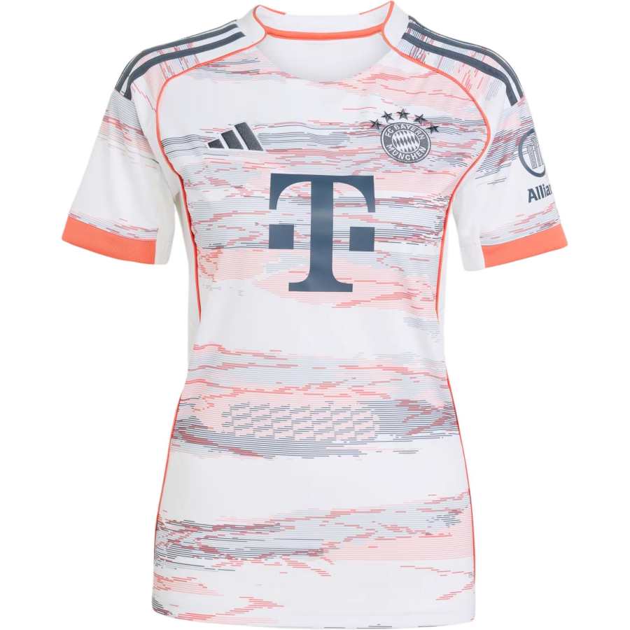 Adidas Adidas Bayern Munich Black SS25 Soccer Jersey Women's White