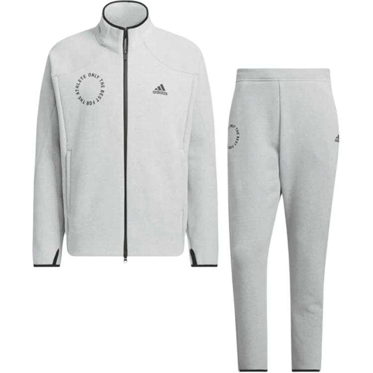 Adidas Adidas Clothing Casual Sportswear Men's Light Gray
