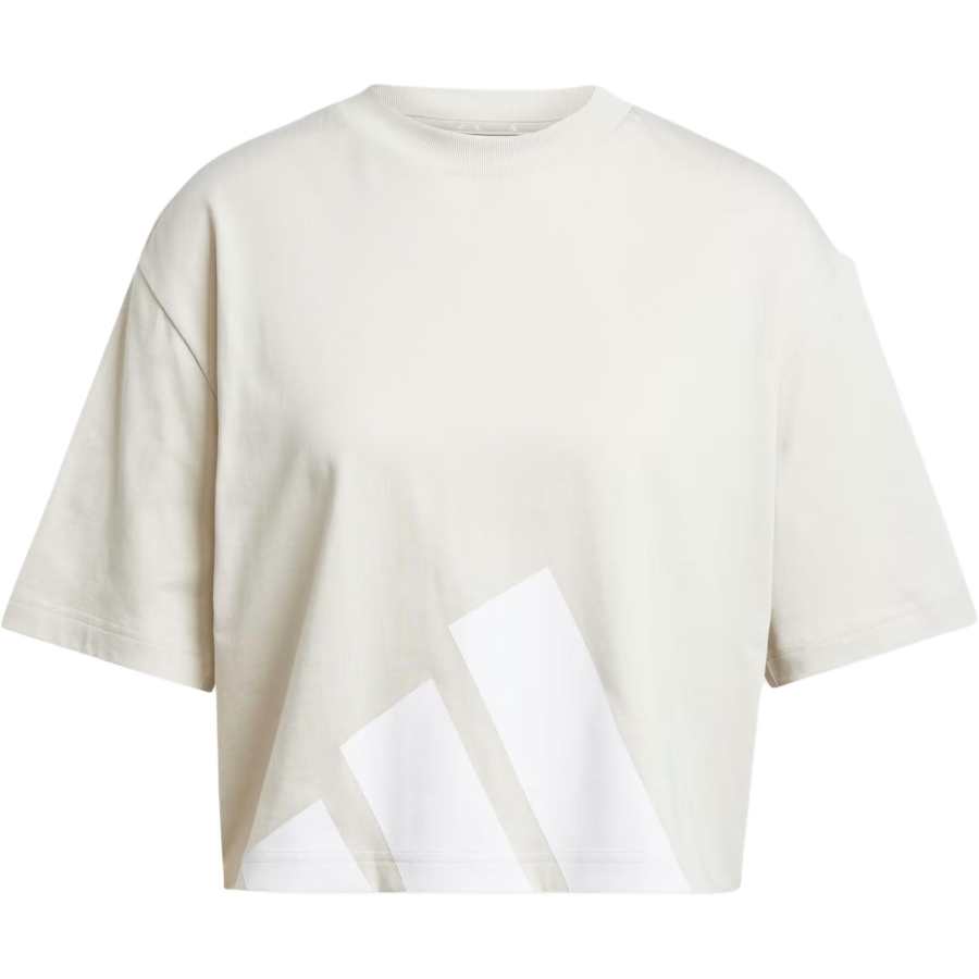 Adidas Adidas Clothing T Shirts Women's Beige Crew Neck