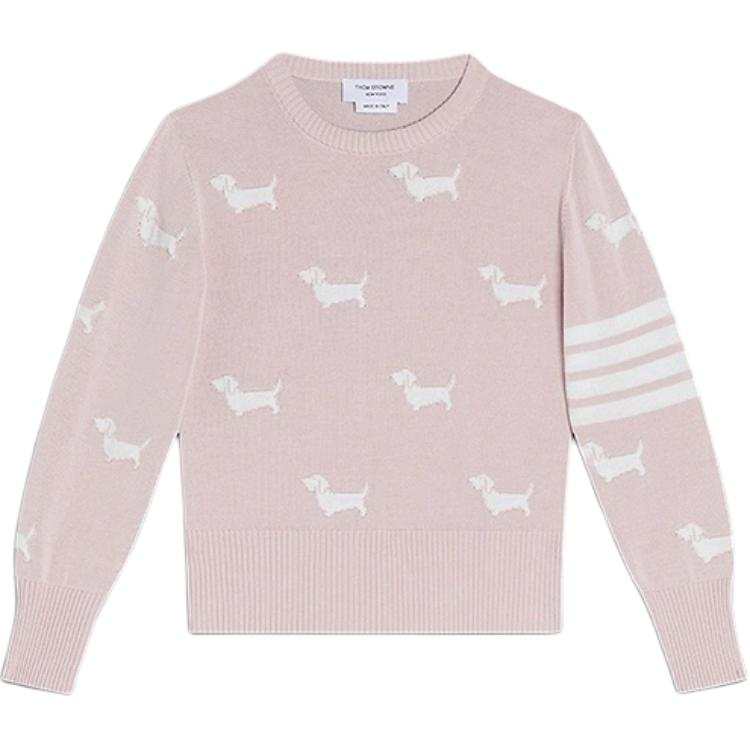 THOM BROWNE THOM BROWNE· Sweater Hector SS25 Light Pink Children Aged 3 7 Years Old