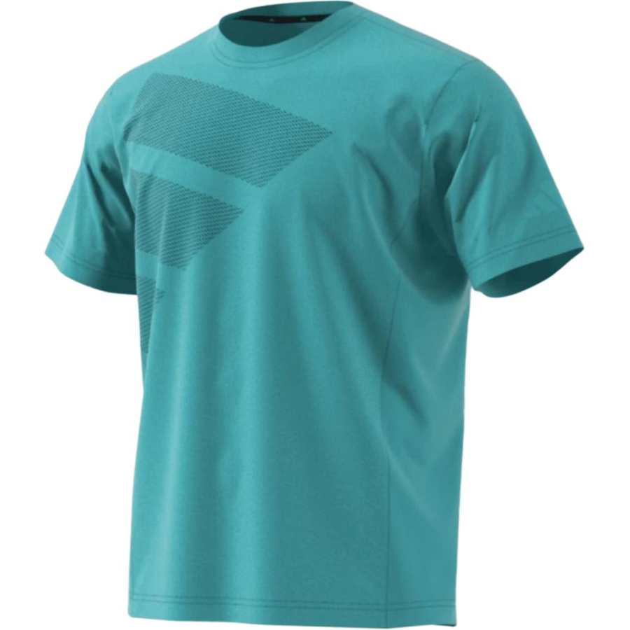 Adidas Adidas Clothing T Shirts Men's Green Crew Neck