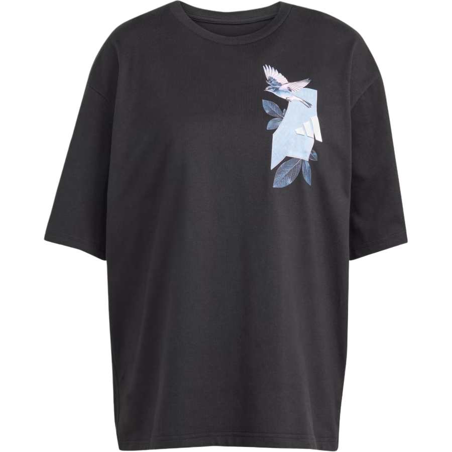 Adidas Adidas Clothing T Shirts Women's Black Crew Neck