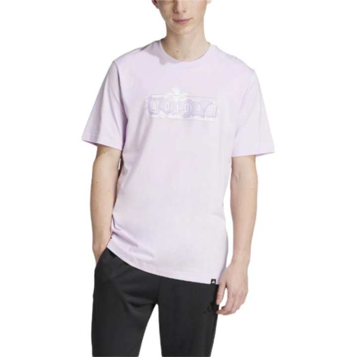 Adidas Adidas T Shirt Unisex Light Purple
