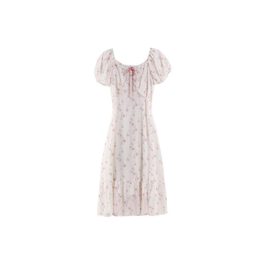 Qiuerle Short Sleeved Dress Women's