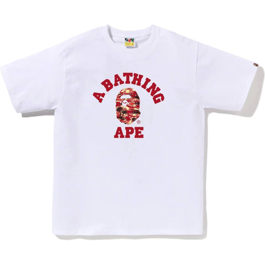 A BATHING APE A Bathing Ape logo-printed t-shirt