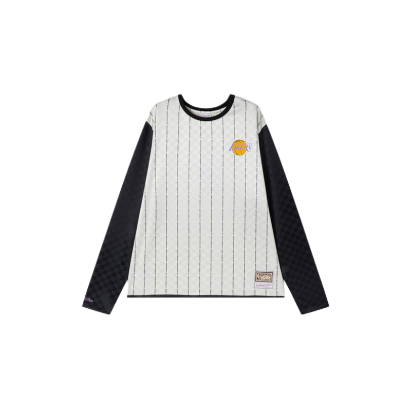 Mitchell Ness x NBA Los Angeles Lakers T Shirt Unisex Los Angeles Lakers White