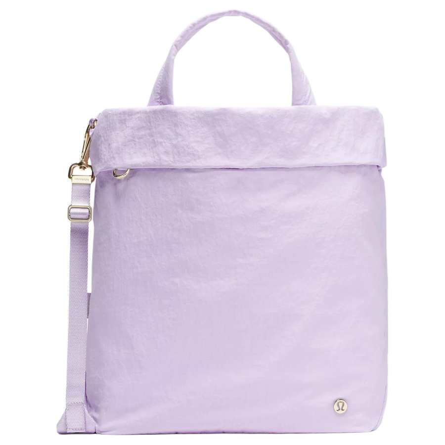 Lululemon On My Level Recycled Nylon Handbag Women's Lavender Frost