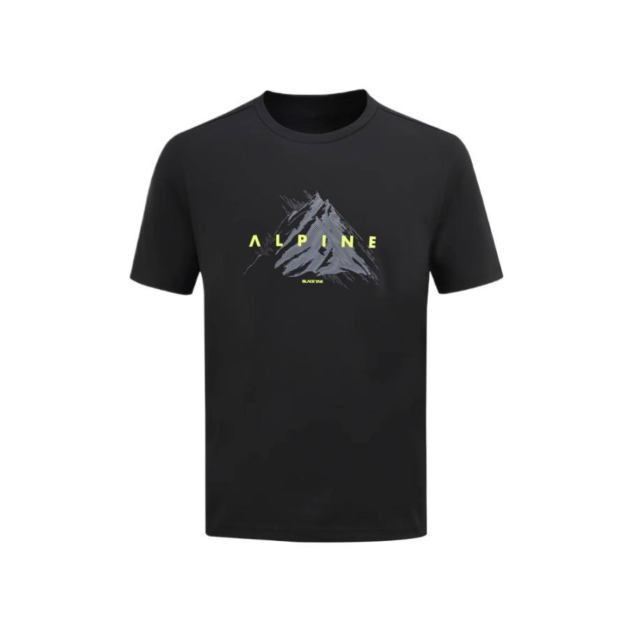 BLACK YAK DESIGNED BY MOUNTAINEERS T Shirts Unisex Crew Neck Thin