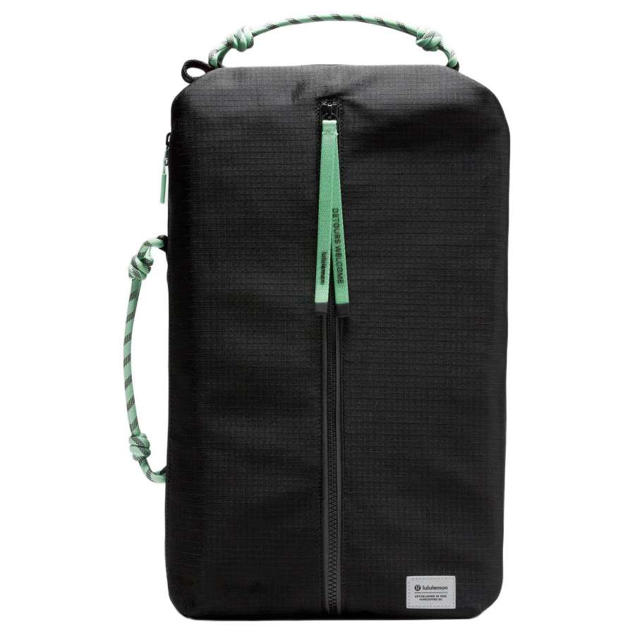 Lululemon Versatile One Shoulder Crossbody Backpack Large Women's Black & Lime Green