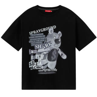 SPRAYGROUND T Shirts Unisex Crew Neck Straight Fit