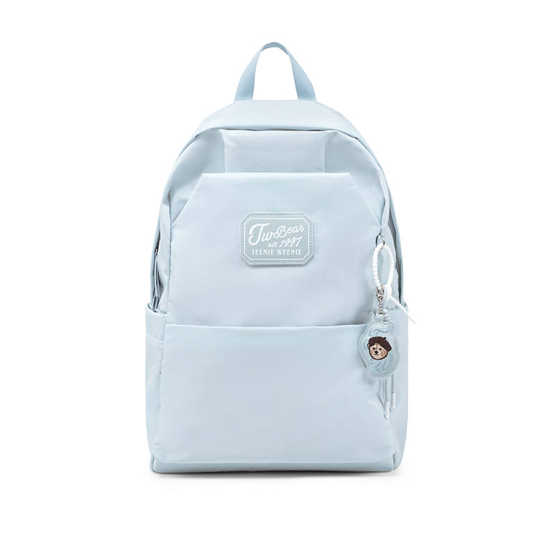 Teenie Weenie Fabric Backpack Women's Blue/Pink/Beige Apricot/Black/Light Gray