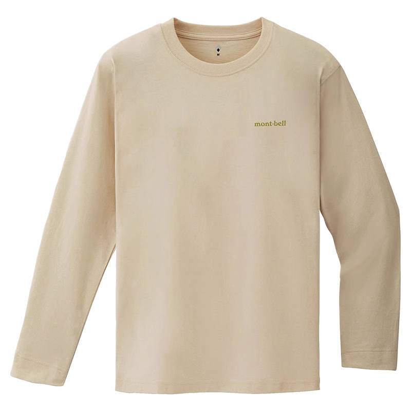 MONTBELL T Shirts Unisex Crew Neck Moderate Straight Fit