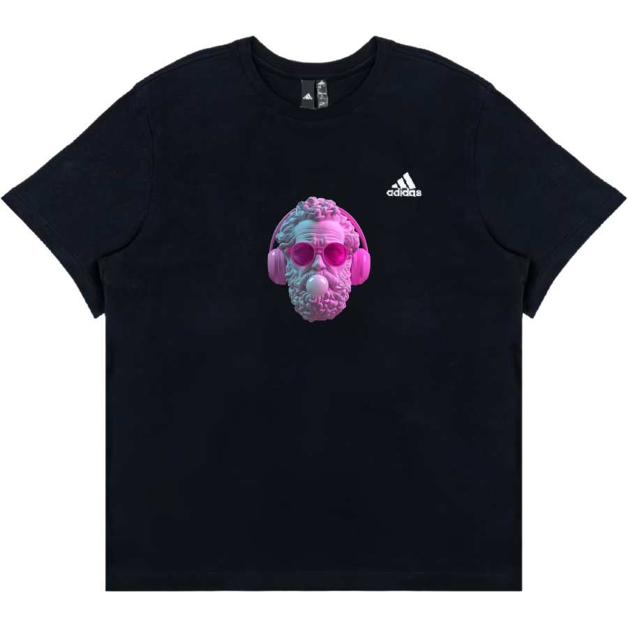 Adidas Adidas T Shirts Unisex Black Crew Neck Moderate Straight Fit