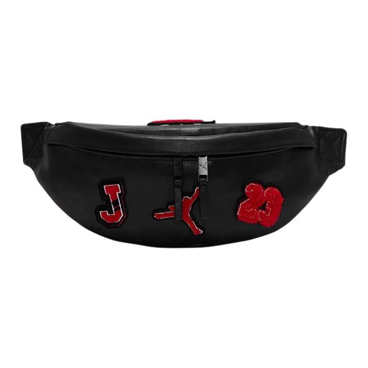 Jordan Jordan Artificial Leather Fanny Pack Unisex Black