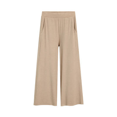 AIMER Casual Pants Women's Moderate Wide Leg Pants