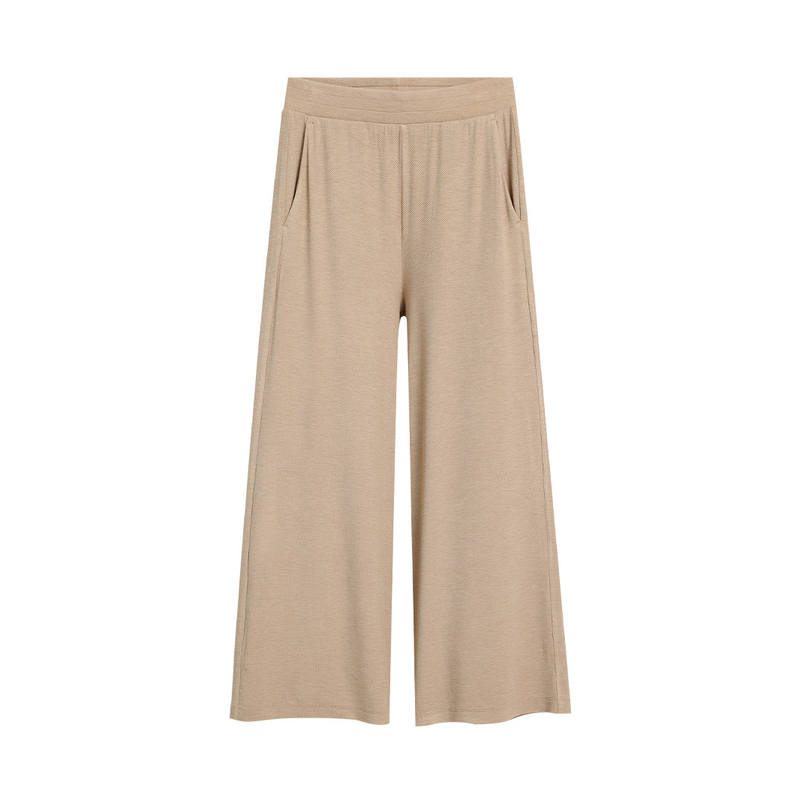 AIMER Casual Pants Women's Moderate Wide Leg Pants