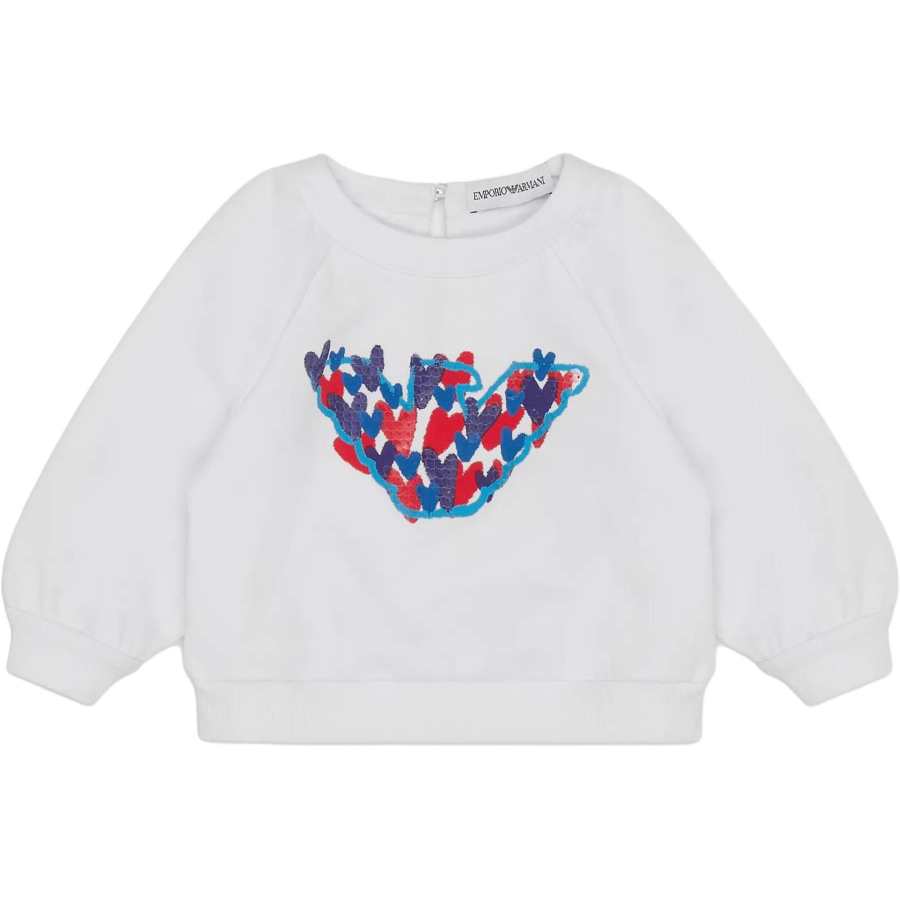 EMPORIO ARMANI Sweatshirt White Infant And Toddler