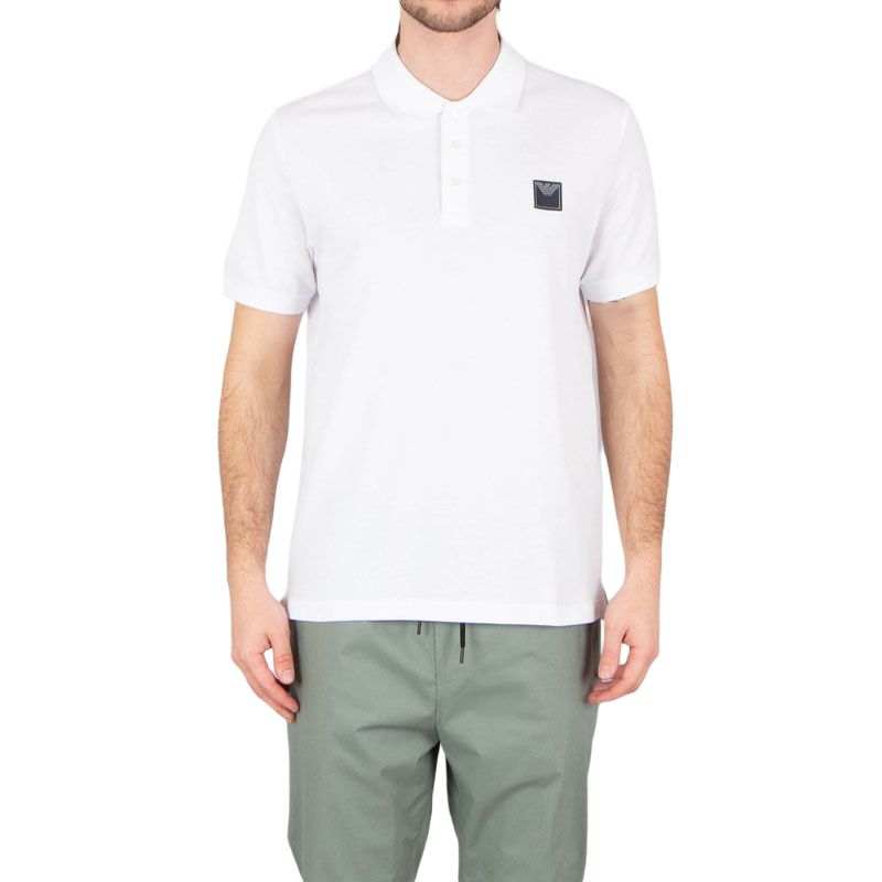EMPORIO ARMANI Logo patch Polo Shirt