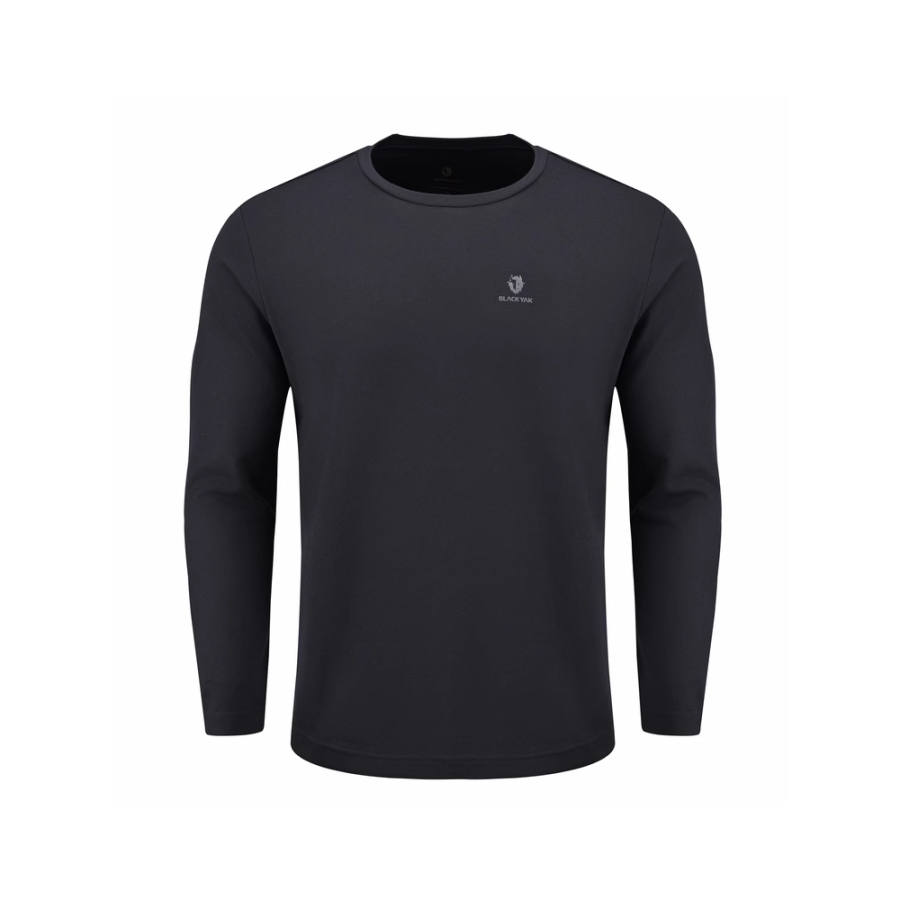 BLACK YAK DESIGNED BY MOUNTAINEERS T Shirts Men's Crew Neck Moderate