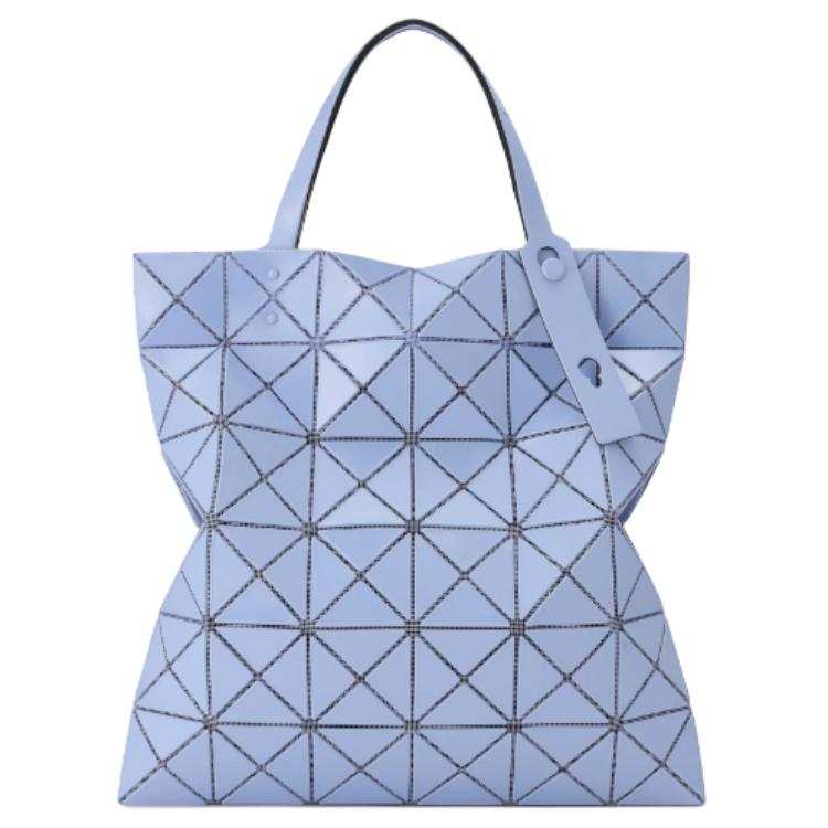 ISSEY MIYAKE PVC Tote Bag, Shopping Bag, One Shoulder Handbag Women's Light Blue