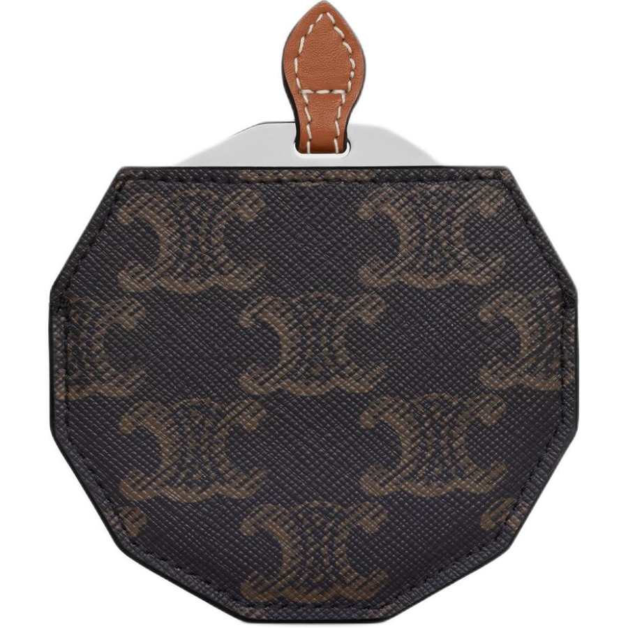 CELINE CELINE Triomphe Canvas Travel Storage Bag Unisex Brown