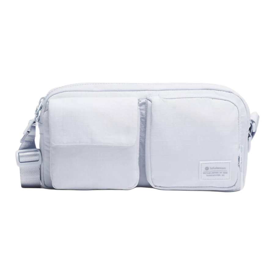Lululemon Multi Pocket Nylon Crossbody Bags Unisex Starch Blue