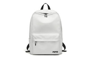 Pepsi Collaboration Water Repellent PU Backpack Fanny Pack Backpack Large Unisex Black/White