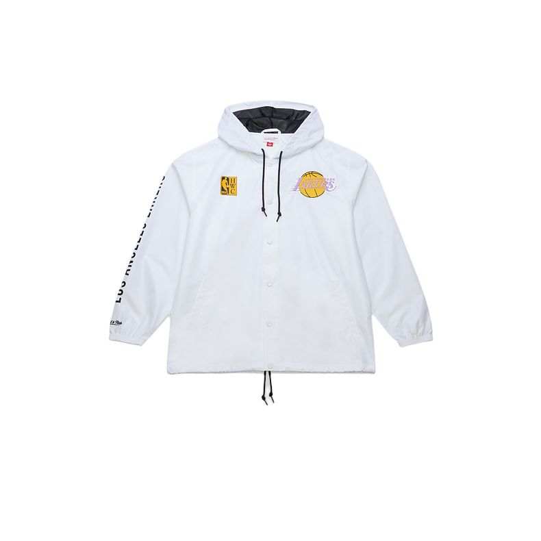 Mitchell Ness x NBA Los Angeles Lakers Jacket Unisex White