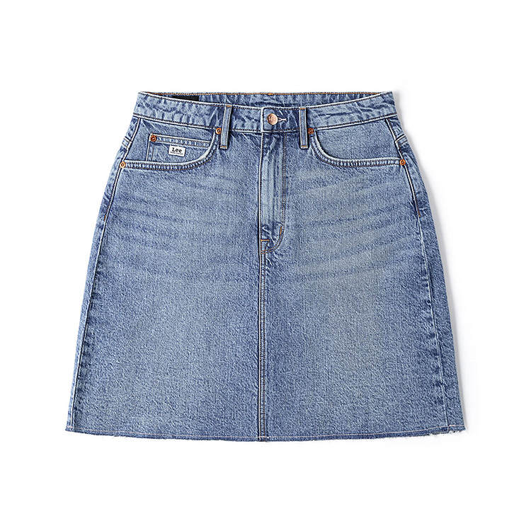 Lee Lee SS25 Denim Short Skirts Women's