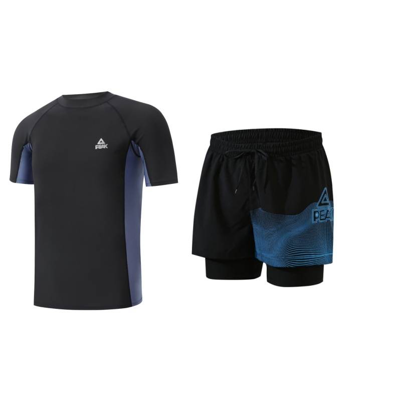 PEAK PEAK Swimsuit Set Men's Black Blue
