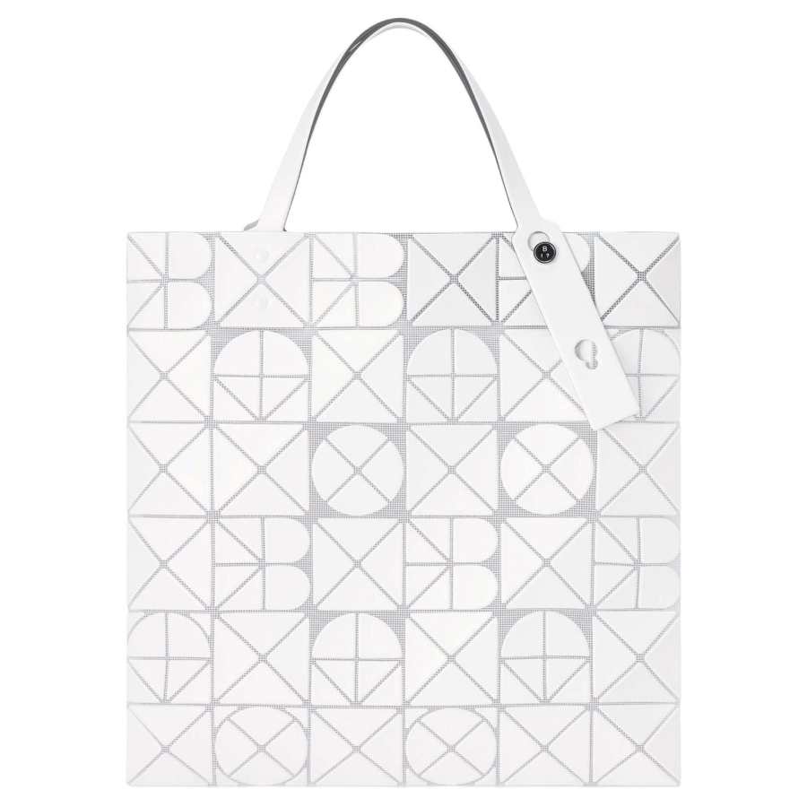 ISSEY MIYAKE PVC Tote Bag, Shopping Bag, Handbag Regular Women's Matte White