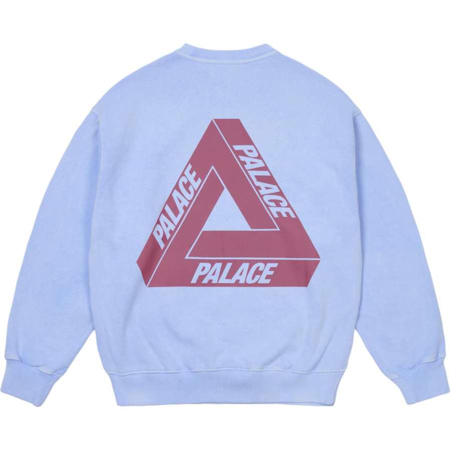 PALACE PALACE SS25 REACTO TRI FERG CREW Sweatshirt Unisex
