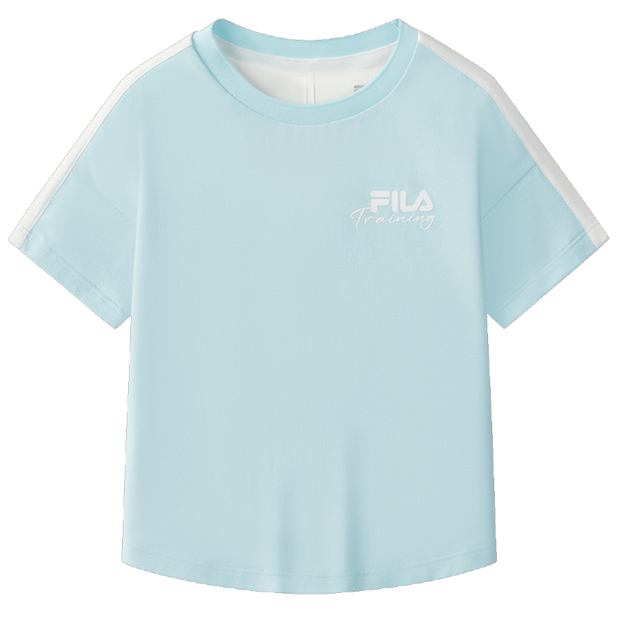 FILA KIDS T Shirt Light Aqua Blue Children Aged 3 7 Years Old