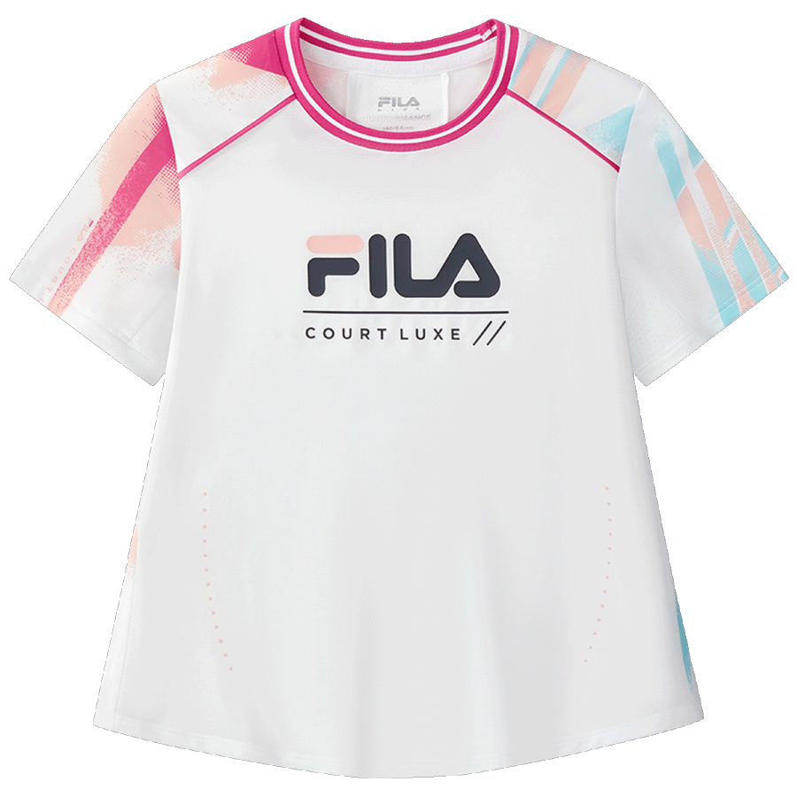 FILA KIDS T Shirt All Over Print Teenagers