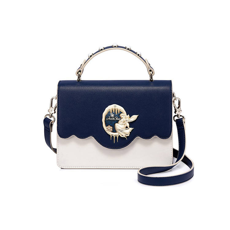 JUST STAR Pu Crossbody One Shoulder Handbag Regular Women's Blue/White