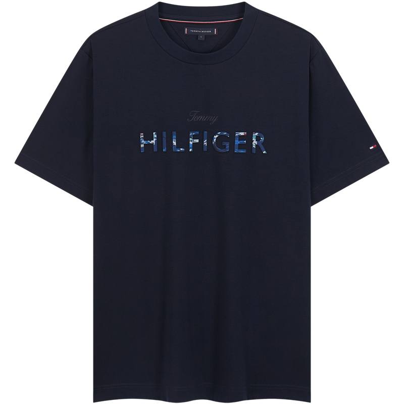 Tommy Hilfiger T Shirts Men's Crew Neck Moderate
