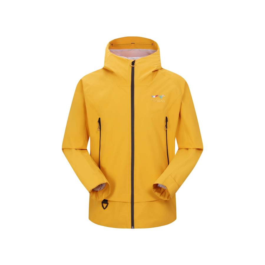 TOREAD City Outdoor Collection Waterproof And Windproof Single Layer Windbreaker Jacket Unisex Maple Yellow