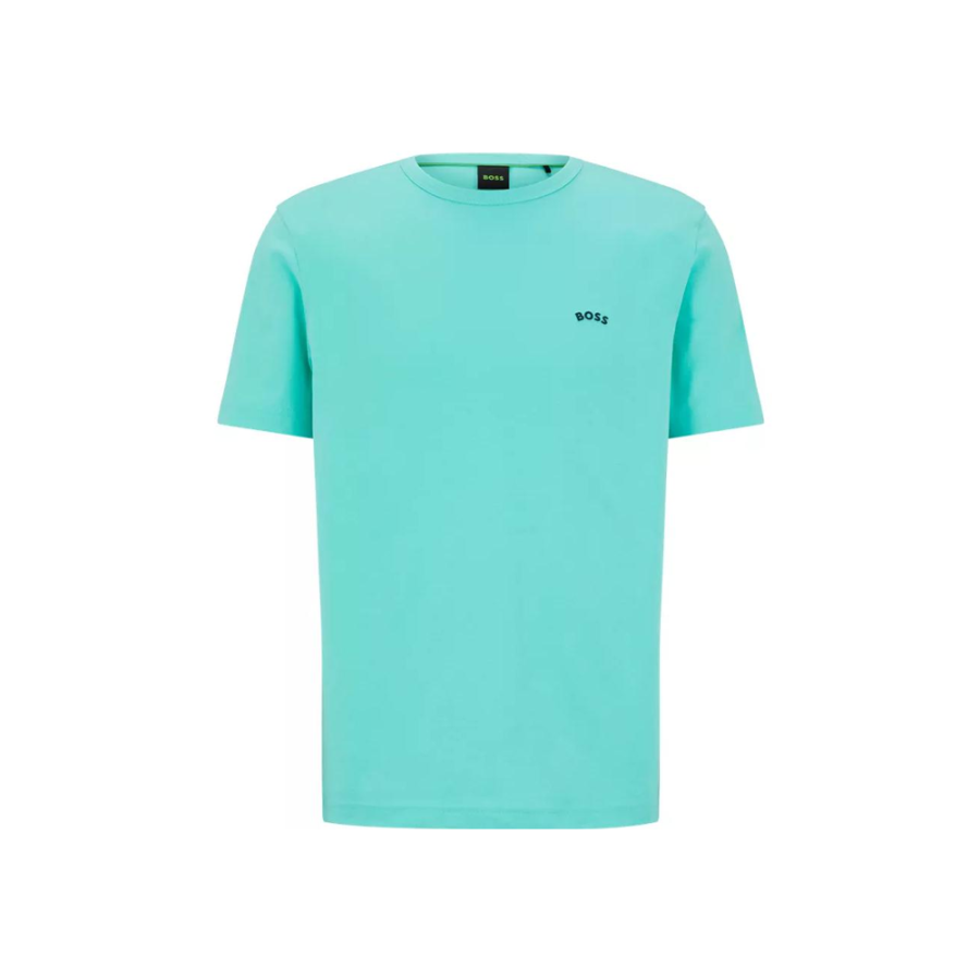 HUGO BOSS SS23 T Shirt Men's Blue Green