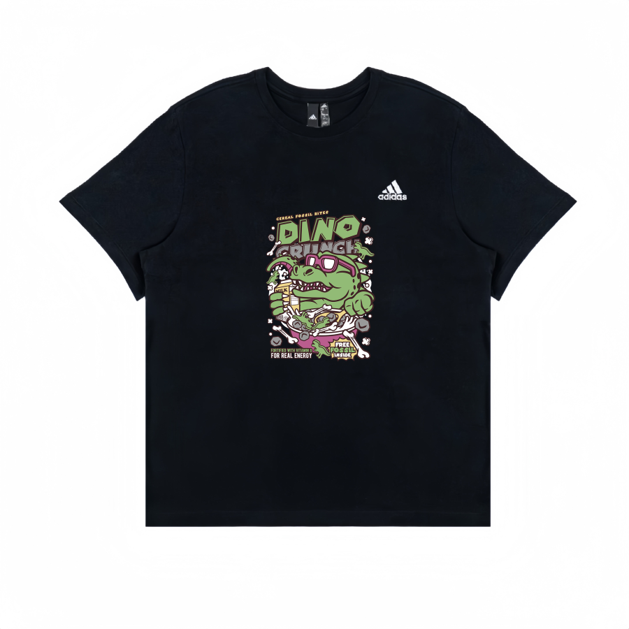 Adidas Adidas T Shirts Unisex Black Crew Neck Straight Fit