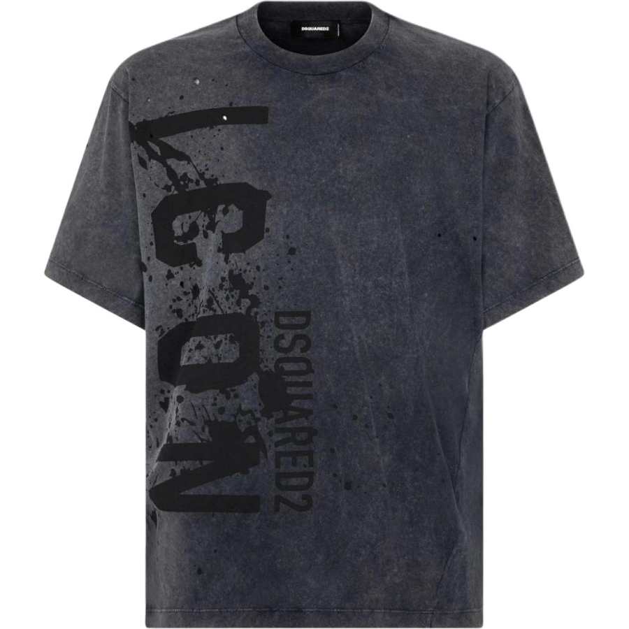 DSQUARED 2 DSQUARED 2 Icon Printed Crewneck T Shirt