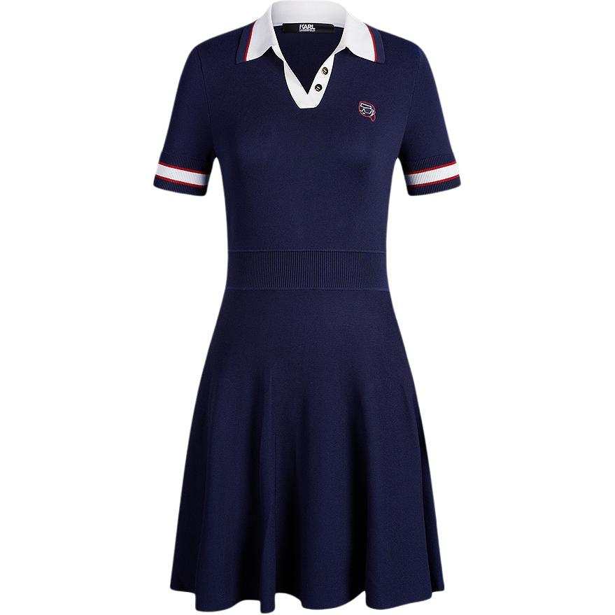 KARL LAGERFELD / Karl Lagerfeld Jeans Short Sleeved Dress Women's Navy Blue