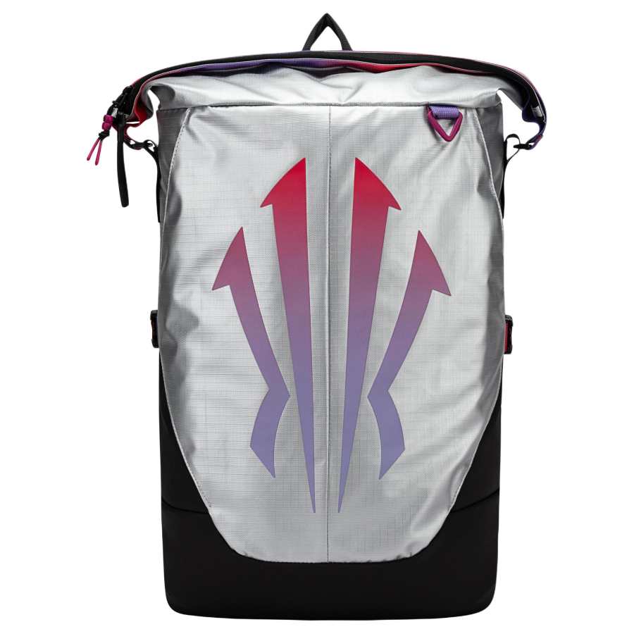 ANTA Anta Irving Collection Pu Backpack Unisex Black Silver