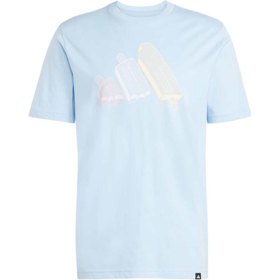 Adidas Adidas SportswearLounge Ice Graphic T Shirt Men's Glow Blue