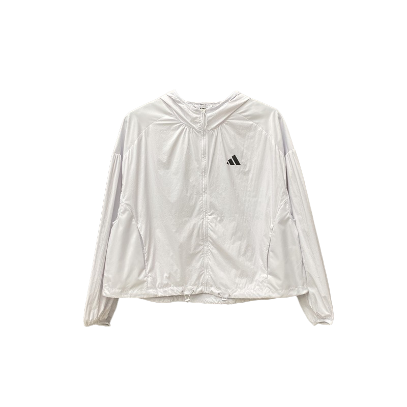Adidas Adidas Jackets Women's White Hooded Non Detachable Moderate Other