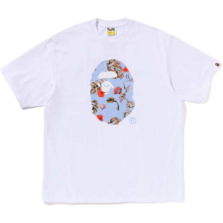 A BATHING APE A Bathing Ape logo-printed T-shirt