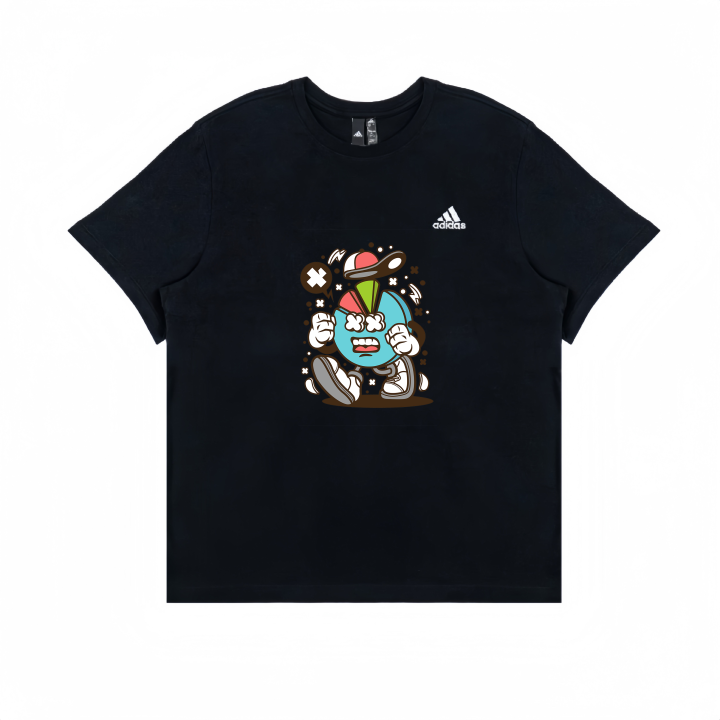 Adidas Adidas T Shirts Unisex Black Crew Neck Straight Fit