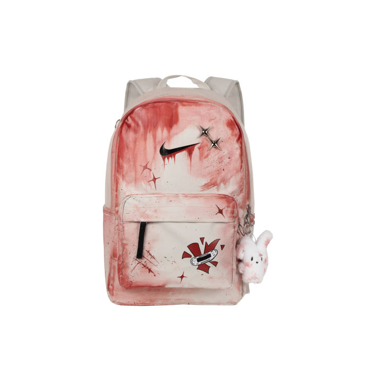 Nike Nike Fabric Backpack Unisex White Red