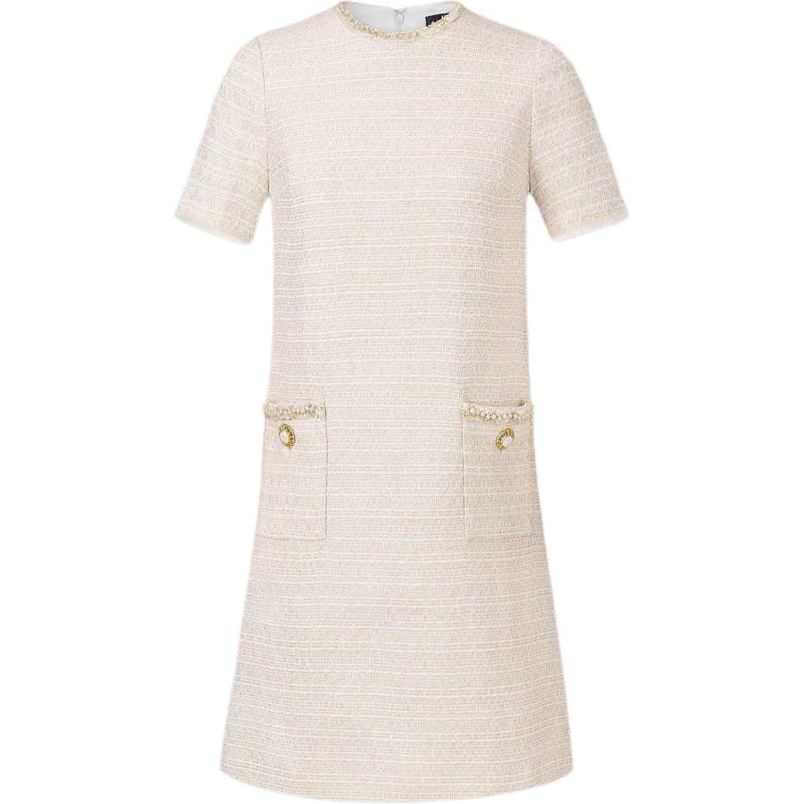 KARL LAGERFELD / Karl Lagerfeld Jeans Short Sleeved Dress Women's Gold