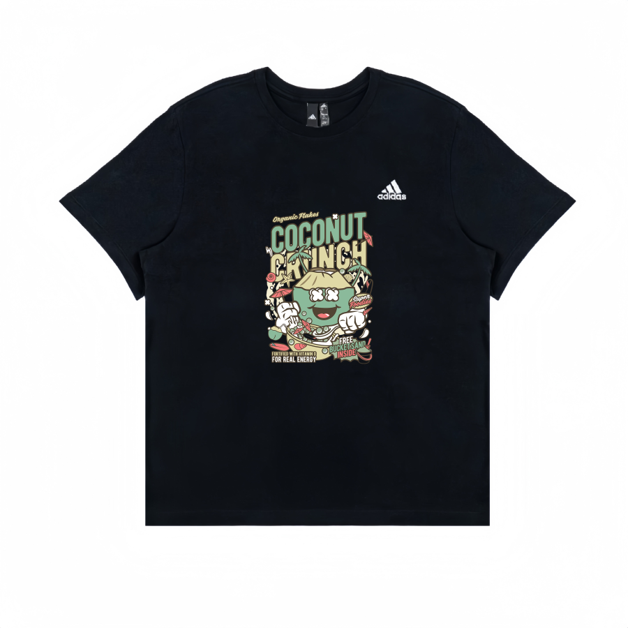 Adidas Adidas T Shirts Unisex Black Crew Neck Moderate Straight Fit