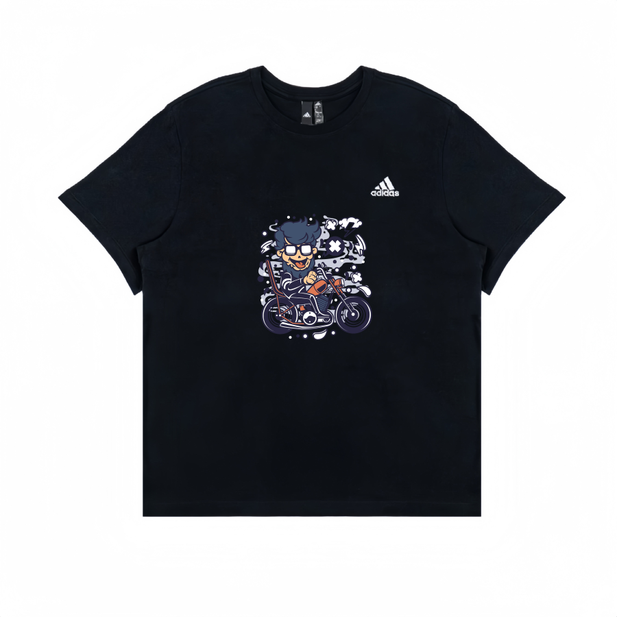 Adidas Adidas T Shirts Unisex Black Crew Neck Straight Fit